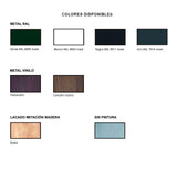 Colores disponibles de fijo lateral