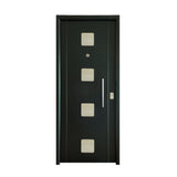 Puerta Acorazada Milán Inoxidable B4 color negro