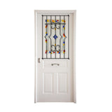 Puerta Acorazada Antique Ventana Abatible y Reja B4 Grado 3 3 Puntos