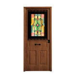 Puerta Acorazada Antique Ventana Abatible y Reja B4 Grado 3 3 Puntos