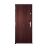 Interior liso acabado nogal Puerta Acorazada