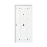 Puerta acorazada blanca rústica Alborán B4 G3 1 Punto