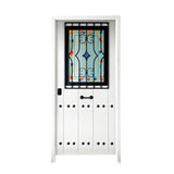Puerta Acorazada Triana Ventana Abatible y Reja B4 Grado 3 1 Punto