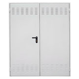 Puerta trastero doble hoja con rejilla