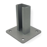 Base Acero para Postes Hércules Gris Claro