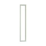 Fijo lateral puerta entrada acorazada L1 lacada en blanco para serie Omega