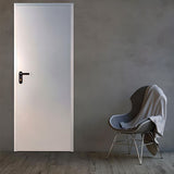 Puerta trastero galvanizada instalada