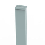 poste para malla hercules galvanizado vista lateral