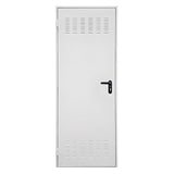 Puerta trastero blanca con rejilla