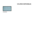 Carta de colores disponibles de la Puerta Acorazada doble casetón con cerradura de 1 punto
