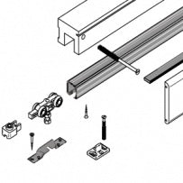 Estructura Puerta Corredera Sin Obra Orchidea AppliSystem