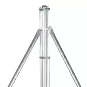 Poste Esquinero/prolongador Galvanizado Para Malla Metálica 1.05 M Tela De 0.80 / Sin Base Postes