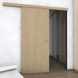 Puerta corredera sin obra con travesaño