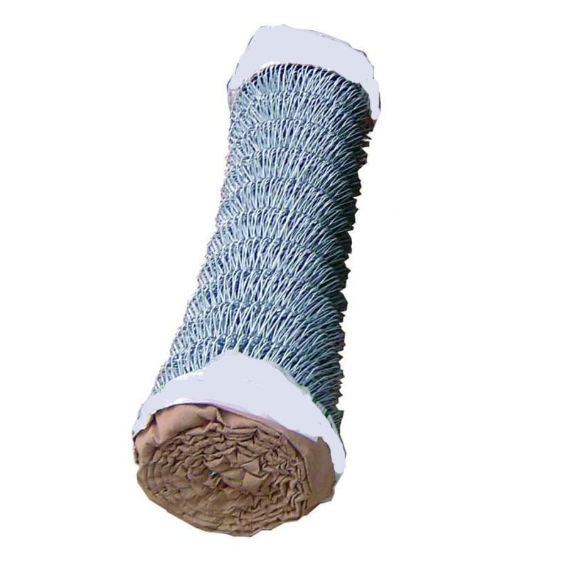 Rollo de malla simple torsión galvanizada