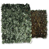 Seto Artificial Hojas Con Celosia Extensible 1X2 Metros Ocultación